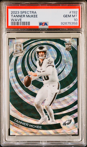 2023 Spectra TANNER MCKEE Rookie FOTL Wave Prizm /11 PSA 10