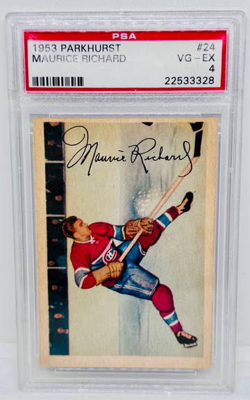 1953 Parkhurst MAURICE “ROCKET” RICHARD PSA 4