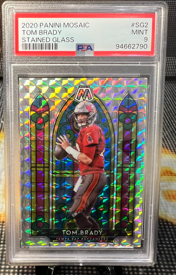 2020 Mosaic Stained Glass #SG2 Tom Brady PSA 9
