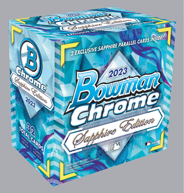 2023 Topps Bowman Chrome Baseball Sapphire Hobby Box - Sealed x2