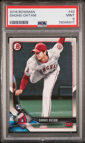 2018 Bowman Shohei Ohtani #49 PSA 9 MINT Rookie RC