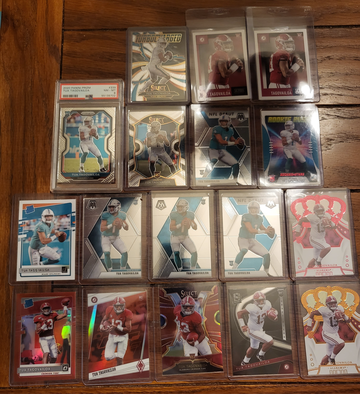 2020 Tua Tagovailoa Rookie Lot - Mosiac, Prizm, Optic, Chronicles - Miami Dolphins
