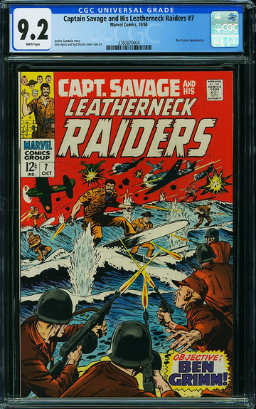 CAPTAIN SAVAGE AND HIS LEATHERNECK RAIDERS #7, CGC 9.2 NM-