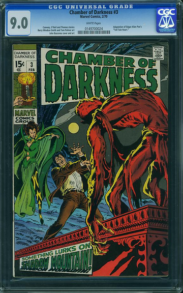 CHAMBER OF DARKNESS #3, CGC 9.0 VFNM