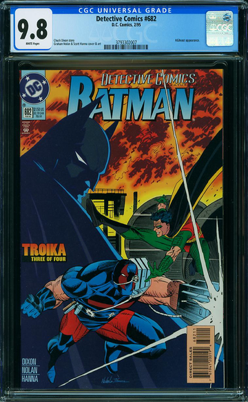 DETECTIVE COMICS #682, CGC 9.8 NM/MT
