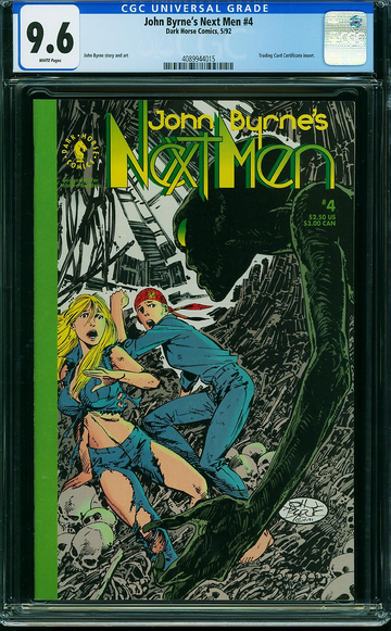 JOHN BYRNE'S NEXT MEN #4, CGC 9.6 NM+