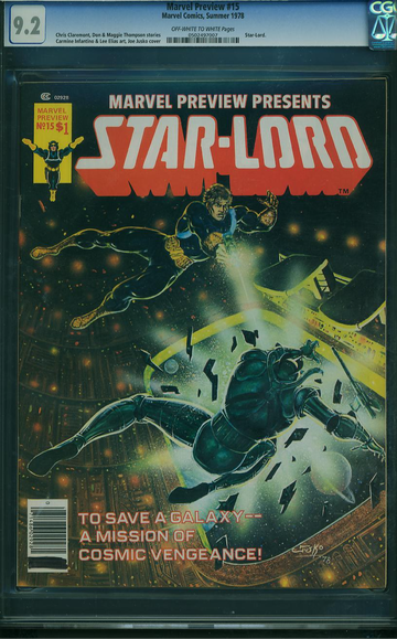 MARVEL PREVIEW #15, CGC 9.2 NM-