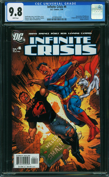 INFINITE CRISIS #4, CGC 9.8 NM/MT