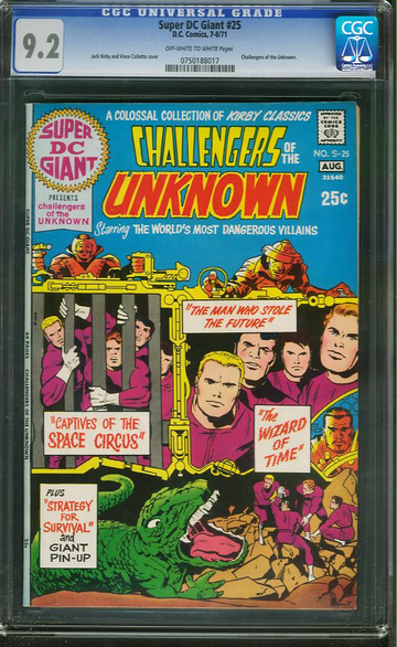 SUPER DC GIANT #25, CGC 9.2 NM-
