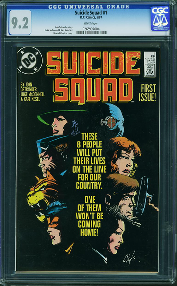 SUICIDE SQUAD v1987 #1, CGC 9.2 NM-