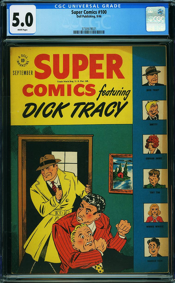 SUPER COMICS #100, CGC 5.0 VGF
