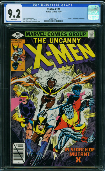 X-MEN #126, CGC 9.2 NM-