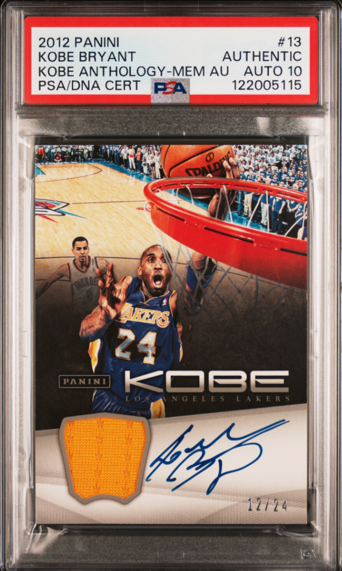 2012 KOBE BRYANT PANINI KOBE ANTHOLOGY /24 PSA AUTHENTIC | MySlabs