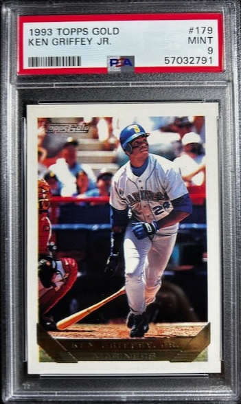 1993 Topps Gold Ken Griffey Jr #179 PSA 9 Mint Seattle Mariners HOF 