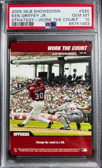 2005 MLB Showdown Strategy Offense Ken Griffey Jr #S20 PSA 10 Gem Mint POP 2