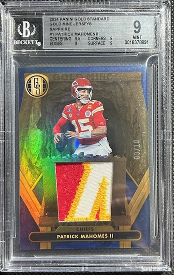 2024 Panini Gold Standard - Gold Mine Patrick Mahomes II #GM-PMS /10 BGS 9 MINT