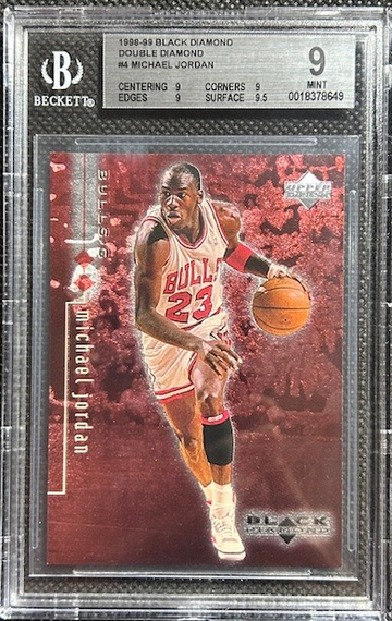 Michael Jordan 1998-99 UD Black Diamond Double /3000 SP BGS 9 MINT Bulls HOF