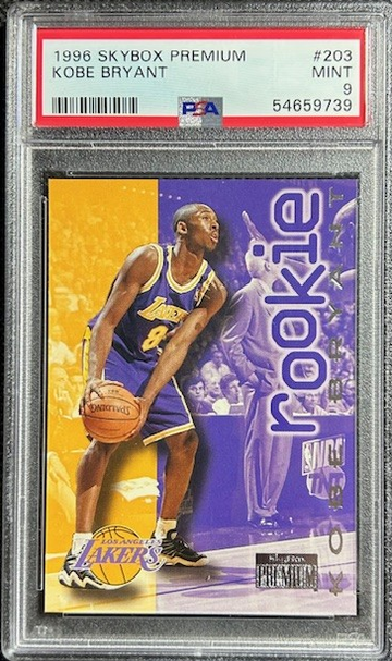 1996 SkyBox Premium Kobe Bryant #203 PSA 9 MINT Los Angeles Lakers HOF