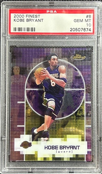 2000 Topps Finest #8 Kobe Bryant PSA 10 Gem Mint Los Angeles Lakers HOF