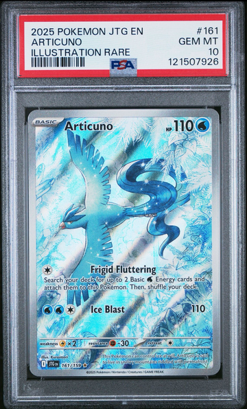 2025 Pokémon Journey Together Articuno Illustration Rare #161