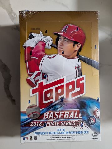 2018 Topps Update Baseball Hobby Box Sealed 
