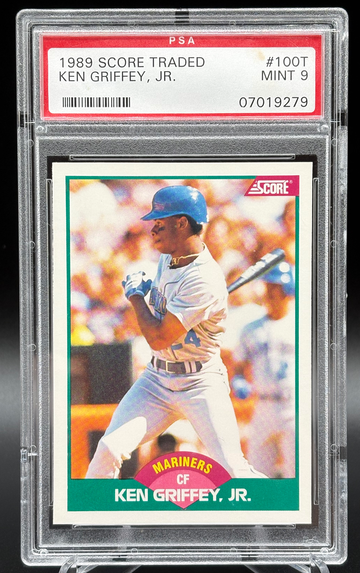 1989 Score Traded Ken Griffey Jr # 100T PSA 9