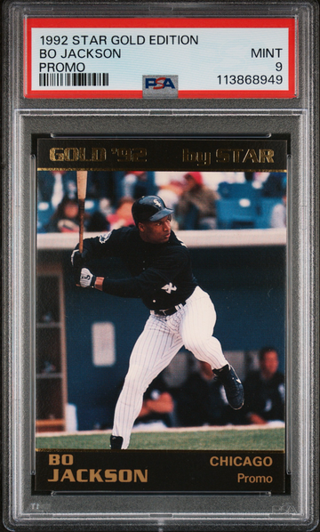 1992 Star Gold Edition Bo Jackson PSA 9