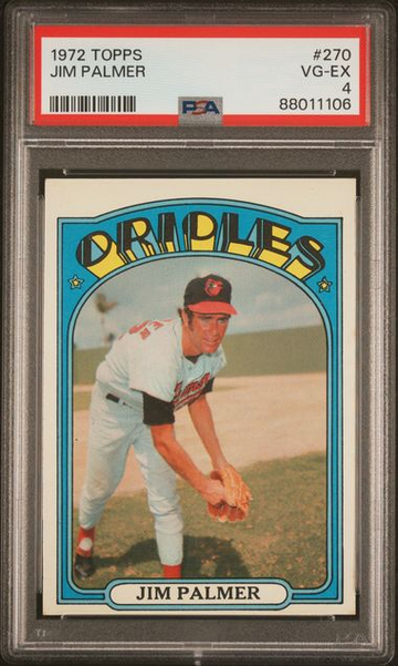 1974 Topps #270 Jim Palmer PSA 4