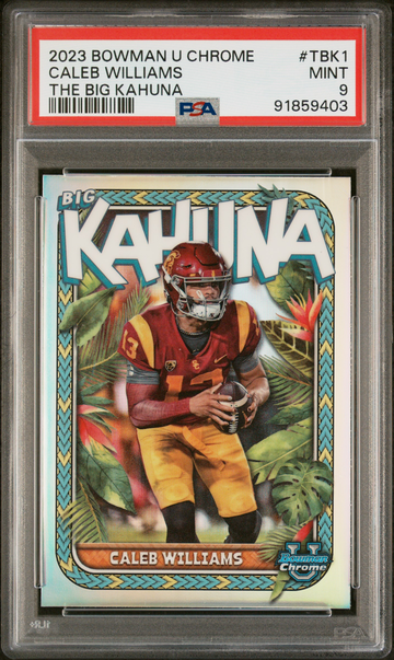 2023 Bowman U Chrome Caleb Williams The Big Kahuna PSA 9 POP 26 