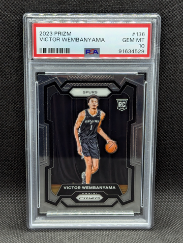 2023 Panini Prizm Victor Wembanyama #136 Rookie PSA 10!