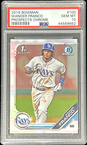 2019 Bowman Chrome Wander Franco #100 PSA 10