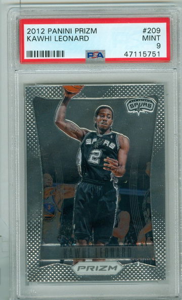 Kawhi Leonard 2012 Prizm #209 PSA 9 Rookie RC
