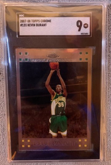 Kevin Durant 1997 Topps Chrome