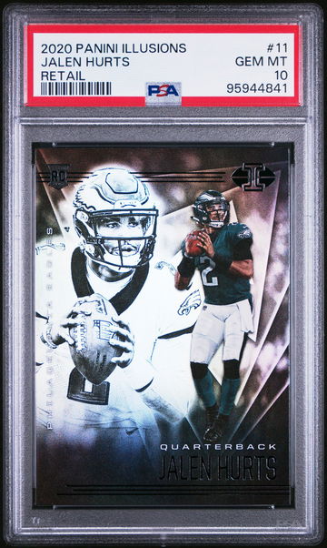 2020 Panini Illusions Retail Jalen Hurts #11 PSA 10