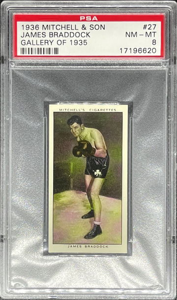 1936 Mitchell & Son Gallery of 1935 #27 James Braddock PSA 8