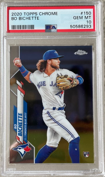 2020 Topps Chrome Bo Bichette RC PSA 10 #150