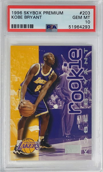 Kobe Bryant 1996 Skybox Premium #203 PSA 10 Gem Mint