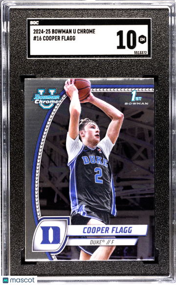 2024 Bowman U Chrome Cooper Flagg #16 SGC 10