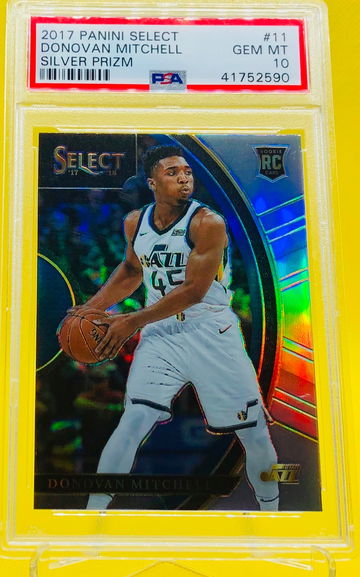 Donovan Mitchell Silver Prizm Select
