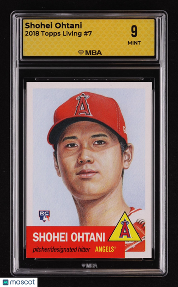 2018 Topps Living Shohei Ohtani #7 Rookie MBA 9