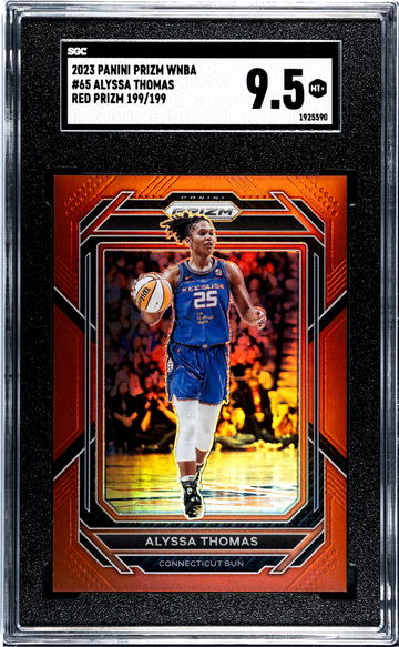 2023 Prizm #65 Alyssa Thomas Red Prizm 199/199 SGC 9.5