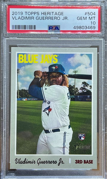2019 HERITAGE VLADIMIR GUERRERO JR PSA 10