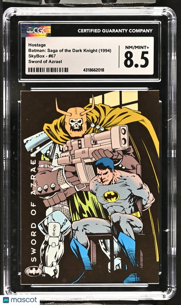1994 SkyBox Batman: Saga of the Dark Knight Hostage #67 Sword of Azrael CGC 8.5