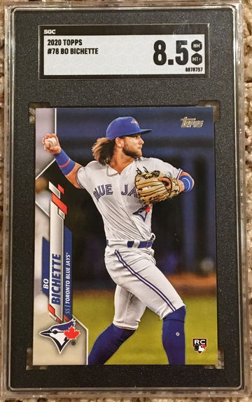 Bo Bichette 2020 Topps #78 - SGC 8.5 NEAR MINT