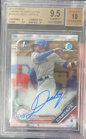 2019 Bowman Chrome Diego Cartaya auto 