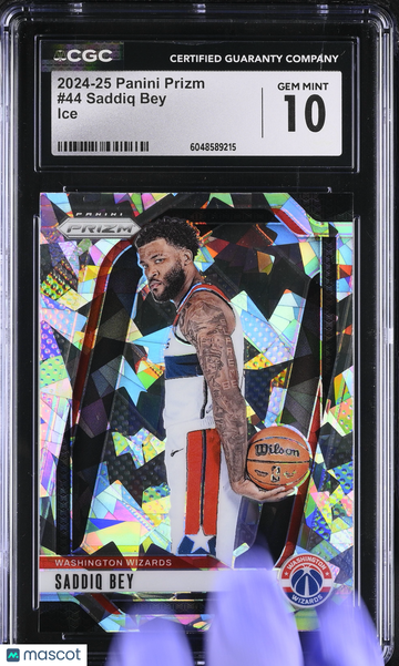2024-25 Panini Prizm Saddiq Bey #44 Ice CGC 10