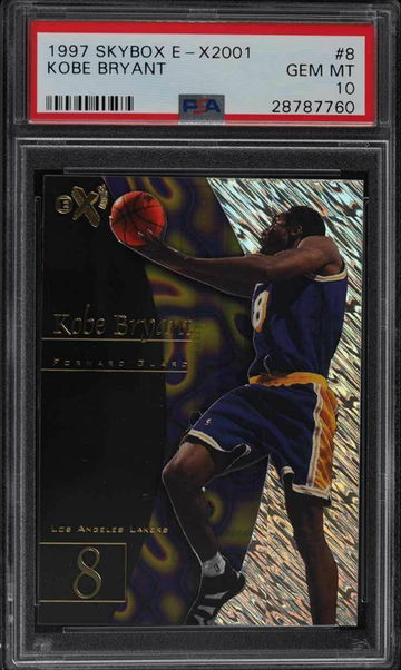 1997 Kobe Bryant Skybox E-X2001 PSA 10 