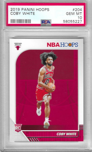 2019 Hoops Coby White PSA 10