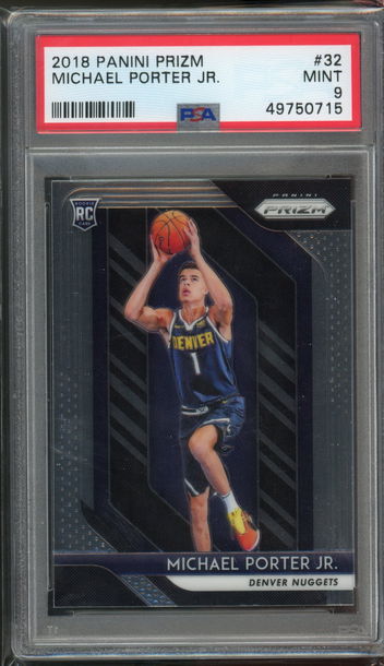 2018 Prizm Michael Porter Jr PSA 9 