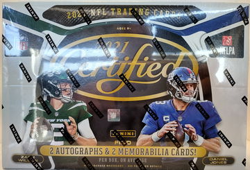  2021 Panini Certified Hobby Box Factory Sealed 10 Packs, 2 Auto's & 2 Mem's Per LOADED 💥💥